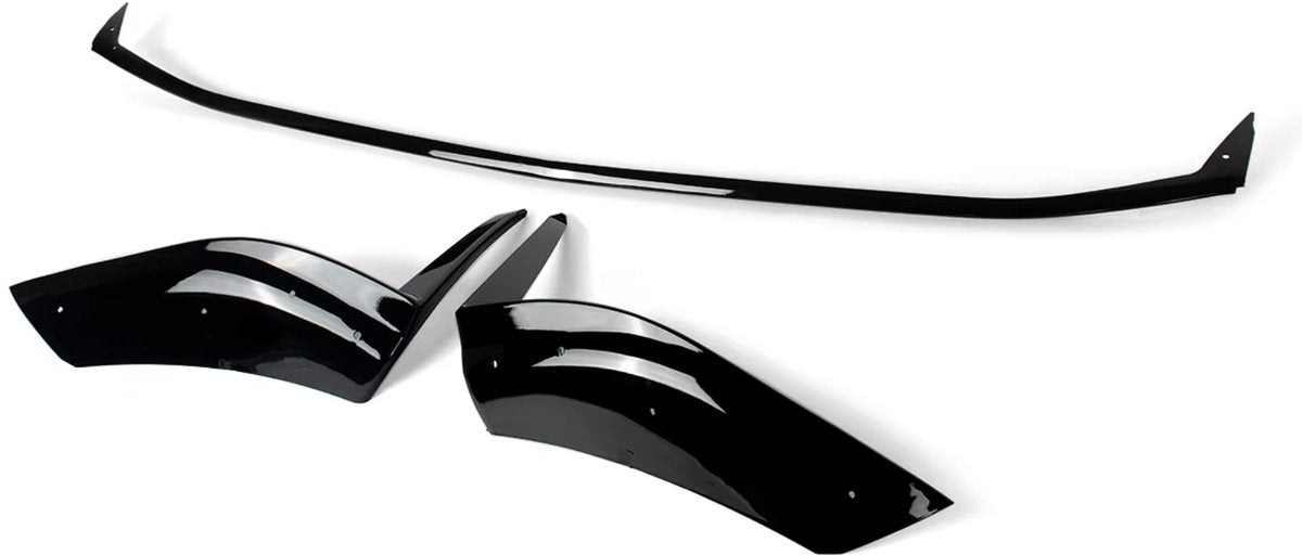 Front Splitter Spoiler Lip - M Sport Stijl - Gloss Zwart - Voor BMW 1 Serie F20/F21 (2015-2018) - Auto Accessoires