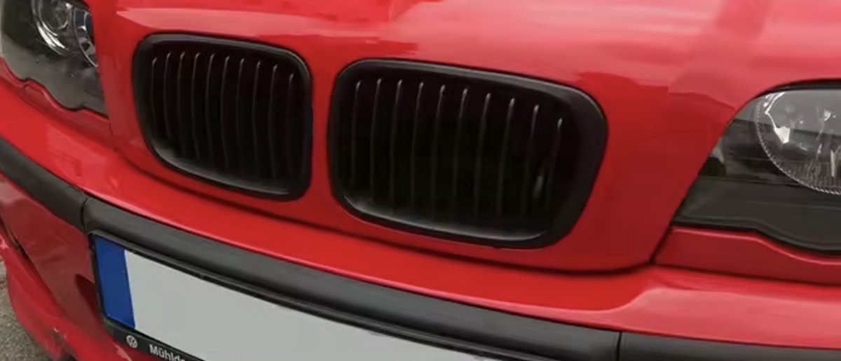 Niergrille Pre-Face Torin - Voorbumper Nier grille - Voor BMW E46 3 Serie Sedan (1998-2001) & Compact (2002-2005) - Pre-Facelift - Auto accessoires