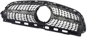 Grille Noir Zyron - Voorbumper grille Noir - Voor Mercedes E-Klasse W212 (2014-2016) - Diamant E63 AMG Look - Gloss Black - Auto Accessoires