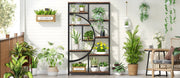 Boekenkast Dulvia - Bruin - Boekenrek - 5 lagen - Woonkamer, slaapkamer en kinderkamer - Hout - 30 cm (D) × 95 cm (B) × 175 cm (H)
