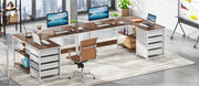 Hoekbureau Dublin - Computerbureau - 150cm - Grijs - Voor thuis of werk - Hout en metaal