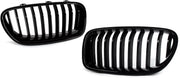 Grille - Voor BMW E92/E93 2dr LCI - Auto accessoires - Niergrille - Dubbelsteg - Gloss Zwart
