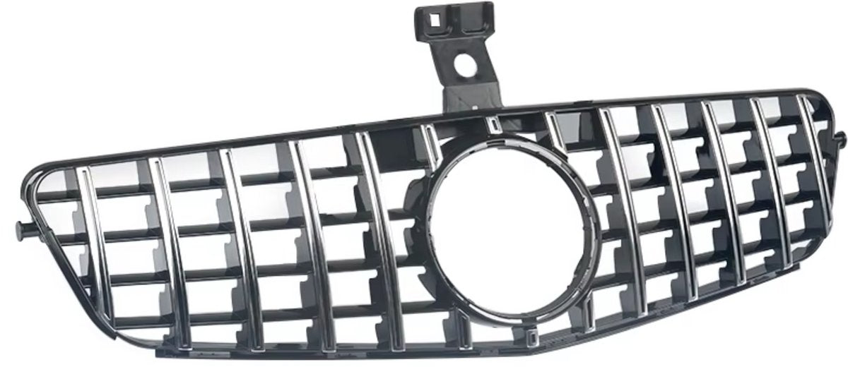 Voorbumper grill - Voor Mercedes GLC W253/X253 (2020) - Black Chrome GT Stijl - Auto Accessoires
