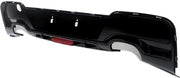 Achterdiffuser - Quad Uitlaat - Met Licht - Gloss Zwart - Voor BMW 1 Serie F20/F21 M Sport (2011-2015) - Auto Accessoires