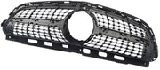 Voorbumper grille Noir - Voor Mercedes E-Klasse W212 (2014-2016) - Diamant E63 AMG Look - Gloss Black - Auto Accessoires
