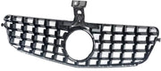 Grille Minor Tavien - Voorbumper grille Minor - GTR Stijl - Chroom + Zwart - Auto Accessoires - Voor Mercedes W204 C250/C300/C350