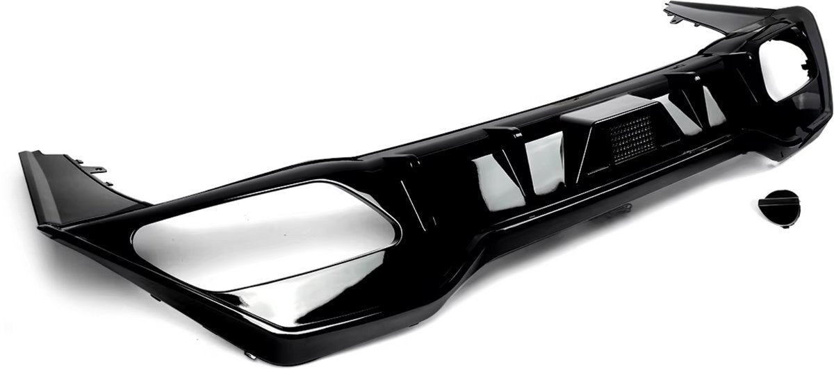 Diffuser Lip Voltrix - Achterbumper Diffuser Lip - Zwart Glans - Auto accessoires - Voor BMW 8 Serie G16 840i/M850i M Sport (2019+)
