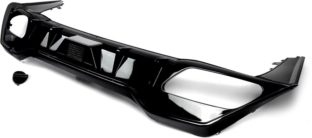 Diffuser Lip Voltrix - Achterbumper Diffuser Lip - Zwart Glans - Auto accessoires - Voor BMW 8 Serie G16 840i/M850i M Sport (2019+)