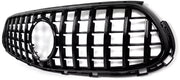 Voorbumper Grille Tavien - GT Stijl - Geheel Zwart - Auto Accessoires - Voor Mercedes X254 GLC300 Sport Model (2023-2024)