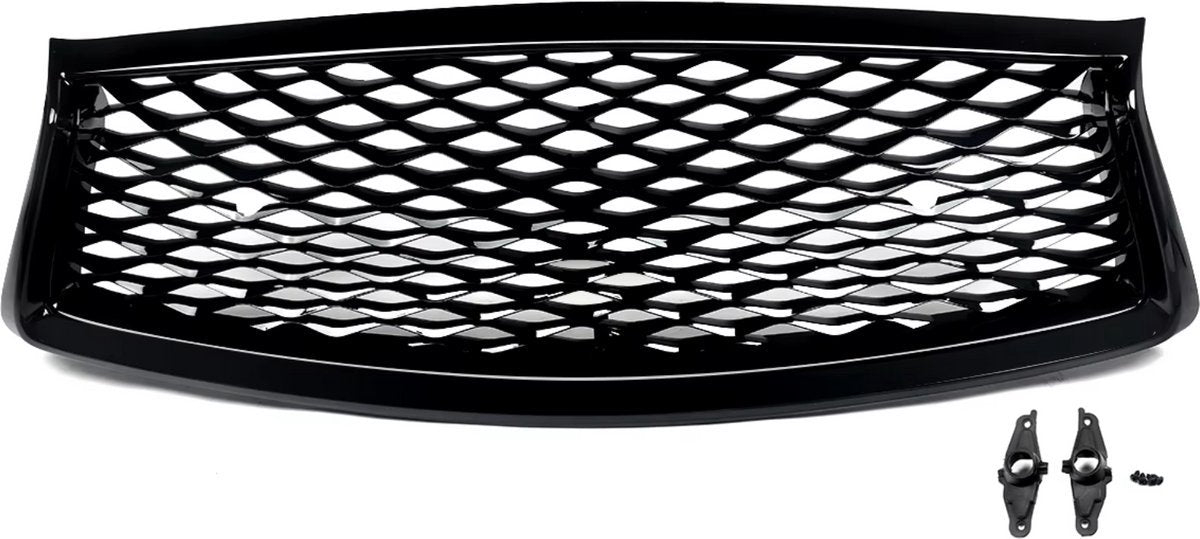 Grille Jettrax - Voorbumper Bovenste Grille - Voor Infiniti Q50 (2018-2022) - JDM Gloss Zwart