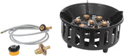 Camping kooktoestel - Campingaz - Gasfornuis - Buitenbrander - Voor Picknick, Frituren & Stomen - Met 3 Adapters - Inclusief Opbergtas