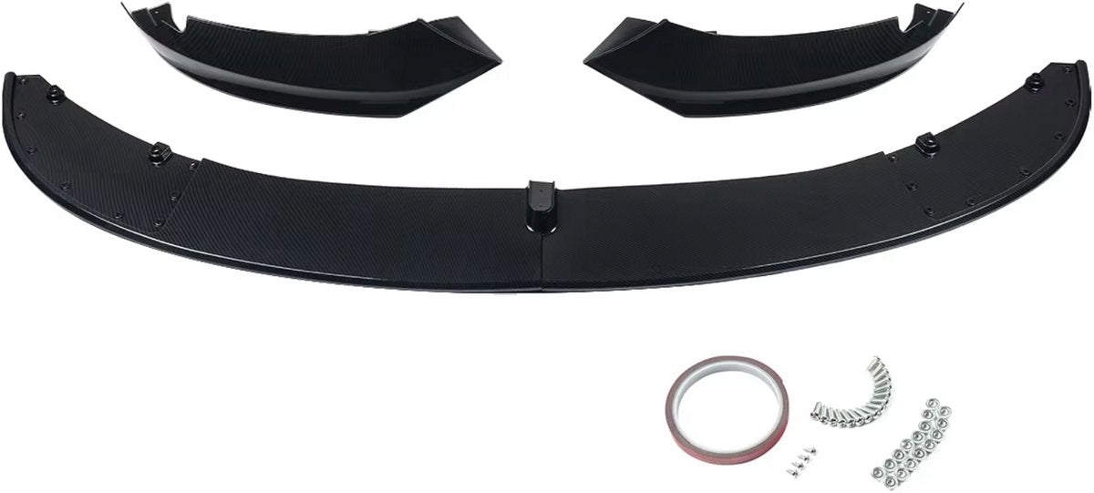 Voorbumper Spoiler Splitter Lip Kit - Voor BMW F32 430i/440i M Tech (2014-2020) - Koolstofvezel Look - Auto accessoires