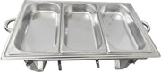 Buffetwarmer PRO - Chafing Dish - Warmhoudplaat - 3 x 3 liter