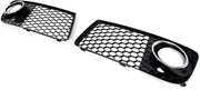 Voorbumper Mistlicht Grille Covers - Voor Audi TT MK2 8J (2010-2014) - Honingraat Mesh