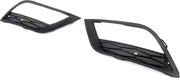 Voorbumper - Voor Seat Ibiza 2012-2016 - Auto accessoires - Mistlicht grille cover - Links en rechts - Zwart