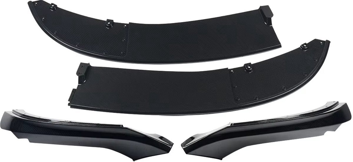 Splitter Kit Torvex - Voorbumper Spoiler Splitter Lip Kit - Voor BMW F32 430i/440i M Tech (2014-2020) - Koolstofvezel Look - Auto accessoires