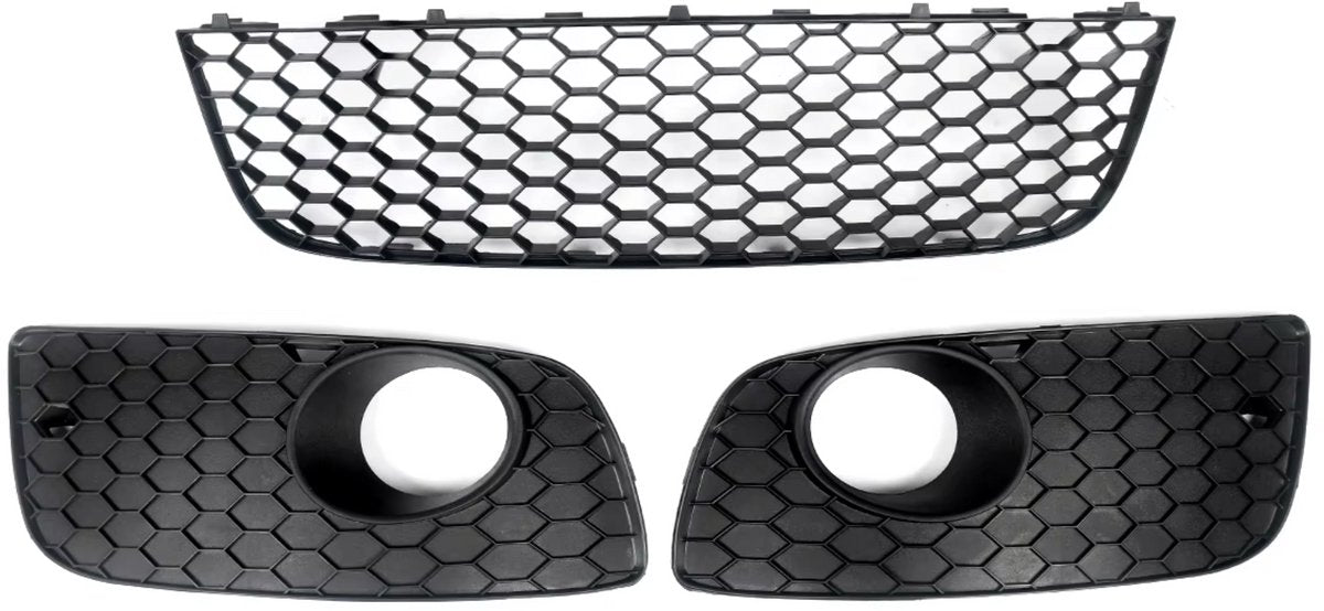 Voorbumper Mesh Grille - Voor VW Jetta GTI/GLI MK5 (2006-2009)- Rode Bekleding
