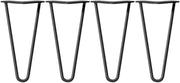 Metalen Tafelpoten 25 cm - Industrieel Haarspeld Design - Voor Koffietafels, Bank & Bureau - Sterk & Stijlvol