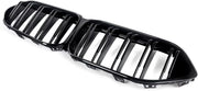 Voorbumper - Voor BMW F44 220i Gran Coupe 2020-2022 - Auto accessoires - Dubbele latten niergrille - Gloss Zwart