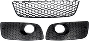 Grille Ignisport - Voorbumper Mesh Grille - Voor VW Jetta GTI/GLI MK5 (2006-2009) - Rode Bekleding