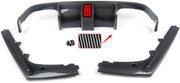 Achterbumper Diffuser Lip met LED - Voor BMW F80 M3/F82 M4 (2015-2020) - Koolstofvezel - Auto accessoires
