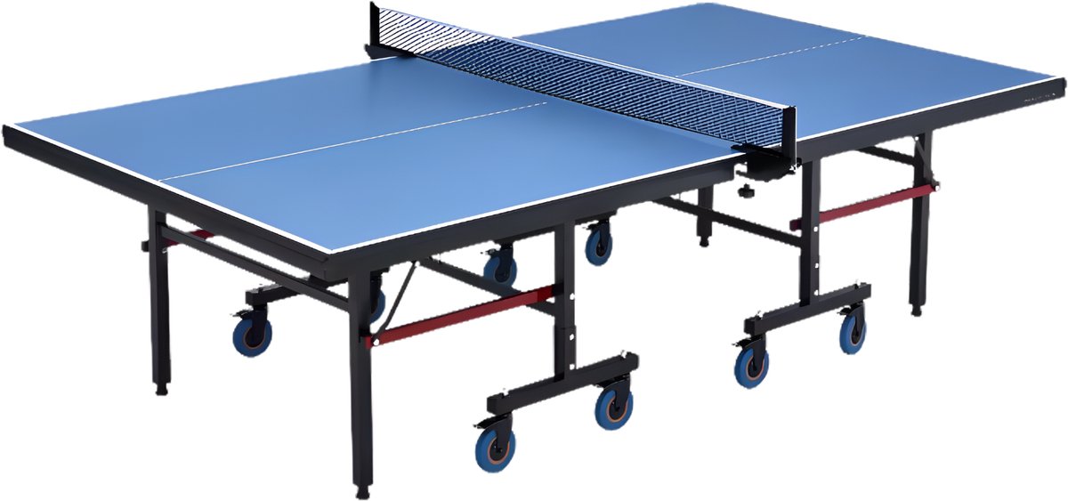 Professionele Opvouwbare Tafeltennistafel - Pingpongtafel - Voor Indoor & Thuisgebruik - MDF Speeloppervlak - Dikte 25mm