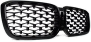Voorbumper - Voor BMW X3/X4 G01/G02 2022-2023 - Auto accessoires - Niergrille - Diamant stijl - Gloss Zwart