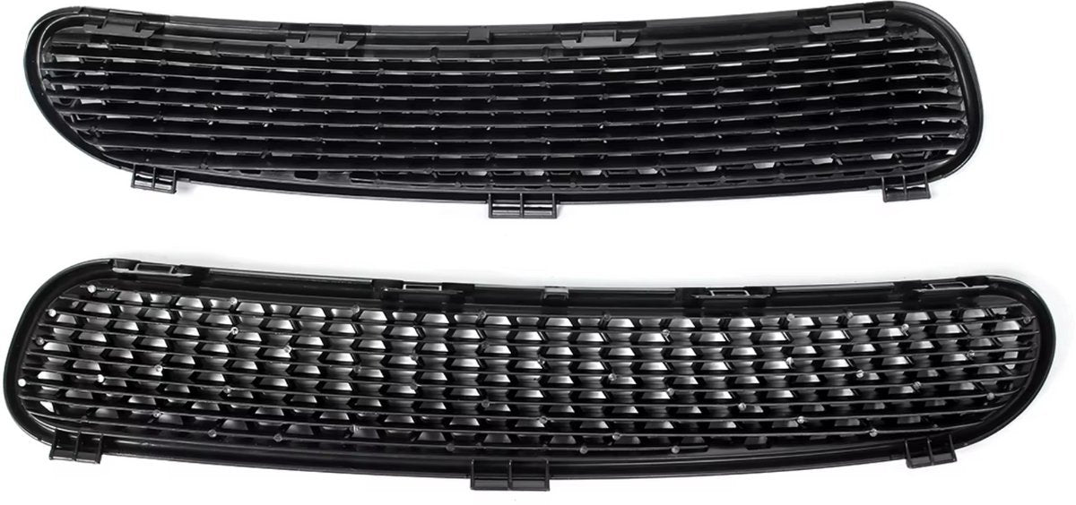 Grille Front Nextron - Voorbumper grill Deluxe - Voor Mini Cooper R50/R52/R53 - Honingraat Mesh