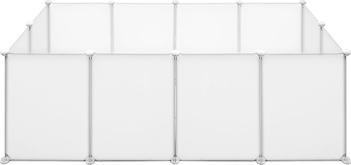 Dierenren Loca - Kippenren - Konijnenren - Zwart - Verstelbaar - 142x72x45cm