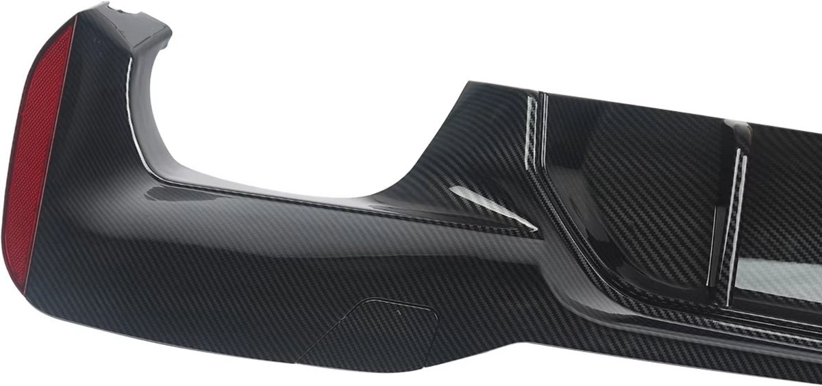 Achterbumper - Voor BMW 5-Serie G30 M Sport 2017-2019 - Auto accessoires - Diffuser - Carbon Look - M5 stijl