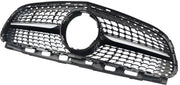 Voorbumper grille Noir - Voor Mercedes E-Klasse W212 (2014-2016) - Diamant E63 AMG Look - Gloss Black - Auto Accessoires
