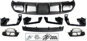 Aerox DiffuserLine - Achterbumper Diffuser Lip - Carbon Look - Voor Mercedes A-Klasse W176 A200/A45 AMG (2013-2018) - Auto Accessoires