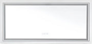 Badkamerspiegel Chateau - Met verlichting - 120x60cm - Spiegel voor Badkamer, Make-up & Wandmontage - Dimbaar licht