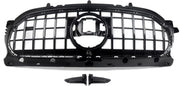 Voorbumper - Voor Mercedes GLA-Klasse H247 GLA200 2020-2023 - Auto accessoires - GT Grille - Front grille - Gloss Zwart