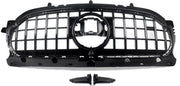 Grille - Voor Mercedes-Benz GLA-Klasse H247 GLA200 2020-2023 - Auto accessoires - GT Grille - Niergrille - Gloss Zwart