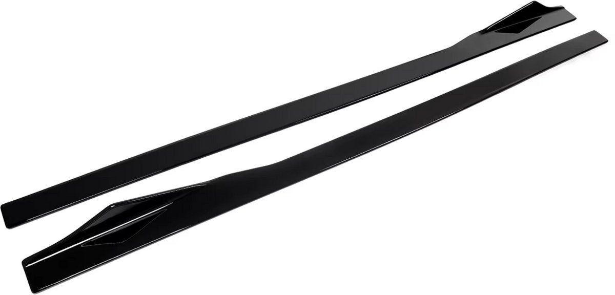 Zijrok Verlengde Rockerpaneel - Voor BMW 8 Serie G14/G15 (2019-2024) - Glanzend Zwart - Auto accessoires