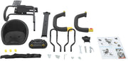 Fiets kinderzitje - Kinderzitje - Fietszitje - tot 35 kg - Voor Kinderveilig Fietsen - Ergonomisch Ontwerp met Verstelbare Pedalen, Veiligheidsgordel & Sponsvangrail - Zwart