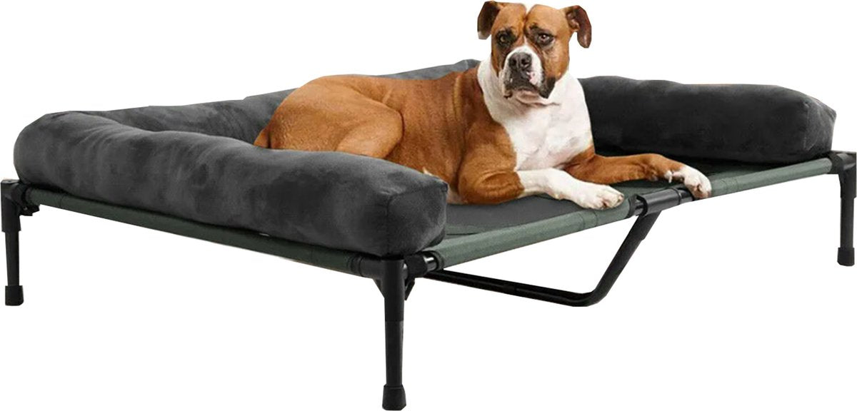 Luxe hondenmand op poten - Hondensofa XXL - Dierenmand - 130x90cm Zetel bank - Hondenbed orthopedisch - Lounger ligbed