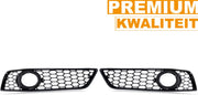 Grille - Voor Audi A3 8P 2009-2012 - Auto accessoires - Mistlichtgrille - Honingraat grille - Zwart