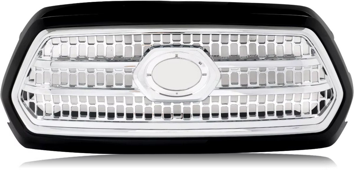 Voorbumper - Voor Toyota Tacoma 2016-2023 - Auto accessoires - Voorgrille - TRD stijl - Chroom/Zwart