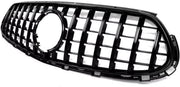 Voorbumper Grille Tavien - GT Stijl - Geheel Zwart - Auto Accessoires - Voor Mercedes X254 GLC300 Sport Model (2023-2024)
