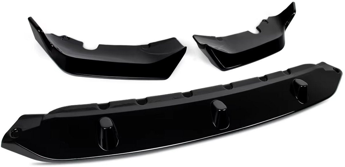 Spoiler Lip Razor - Voorbumper Lip Splitter Spoiler - Voor BMW X7 G07 M Sport (2019-2022) - Gloss Black ABS - Auto accessoires