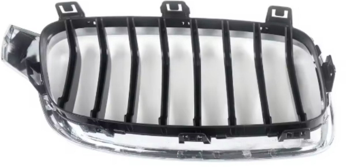 Grille Racerline - Voorbumper Grille - Voor BMW 3 Serie F30/F31/F35 (2012-2018) - Chroom & Zwart - Auto accessoires