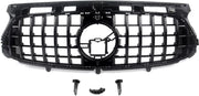 Voorbumper Grille - Voor Mercedes GLA-Klasse H247 (2020-2023) - Glanzend Zwart - GT Stijl - Auto Accessoires