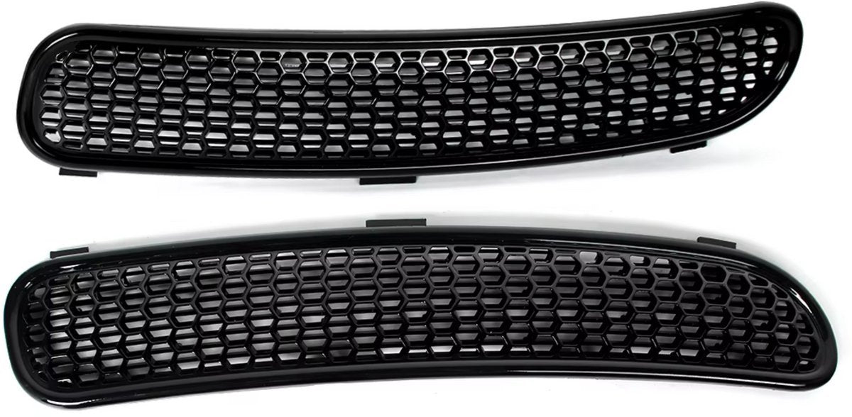 Grille Front Nextron - Voorbumper grill Deluxe - Voor Mini Cooper R50/R52/R53 - Honingraat Mesh