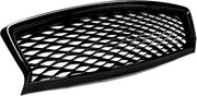 Voorbumper - Voor Infiniti Q50 2018-2022 - Auto accessoires - Voorgrille - Mesh grille - Gloss Zwart
