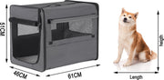 Bolt Edge Hondenbench - Grijs - Stof - Voor auto en thuis - 61x46x51cm