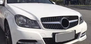Grille AMG Ignaro - Voorbumper AMG Diamanten Grille - Voor Mercedes W204 C-Klasse Sedan/Estate/Coupé (2007-2013) - Zwarte Radiator Grille - Auto Accessoires
