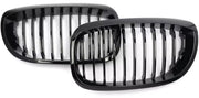 Niergrille Stratos - Voorbumper Niergrille - Glanzend Zwart - Auto accessoires - Voor BMW E46 325ci/330ci 3 Serie 2-Deurs LCI (2002-2006)