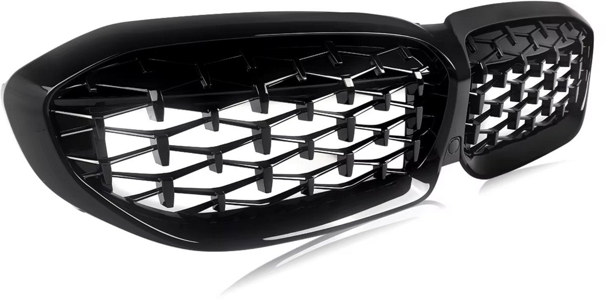 Voorbumper - Voor BMW G20/G21 3-Serie 2018-2021 - Auto accessoires - Niergrille - Front grille - Gloss Zwart